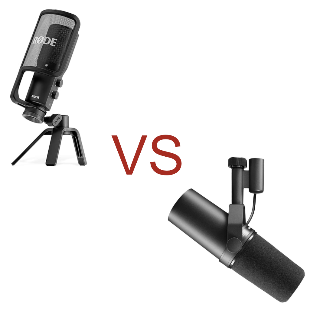 Shure SM7B vs. Rode NT-USB